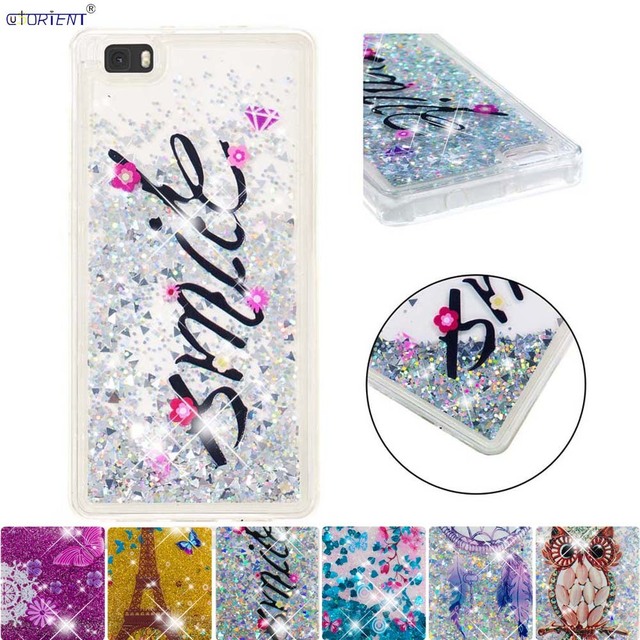 For Huawei P8 Lite Bumper Case Ale L21 Ale L23 Ale L02 Ale L04 Cute Glitter Dynamic Liquid Quicksand Soft Silicone Full Cover Buy Cheap In An Online Store With Delivery Price Comparison Specifications Photos