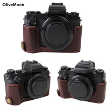 OliveMoon чехол для камеры из натуральной кожи для Canon PowerShot G1X Mark III Canon G1XIII чехол для корпуса камеры Hald 2024 - купить недорого