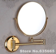 Espelho de banho 8 lados duplos, antigo, de ouro, para barbear, extensão de maquiagem, 3x, intensificador para banheiro, acessórios sanitários de alta qualidade 2024 - compre barato