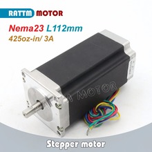 NEMA23 CNC stepper motor 112mm 425oz-in 3A CNC stepper motor stepping motor 3D Printer Robot Foam Plastic Metal 2024 - buy cheap