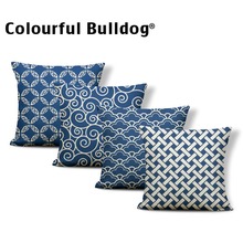 Japanese Traditional Pattern Cushion Case Pillows Oriental Living Room Home Decor Throw Cushion Covers Rectangle Cotton New Hot 2024 - buy cheap