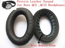 Linhuipad High quality soft protein leather ear cushion ear pads for QC2/QC15 headphone with free shipping by mail 2024 - buy cheap