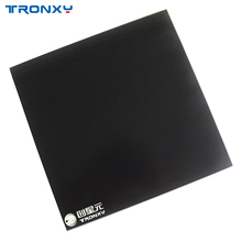 Tronxy placa de vidro temperado plataforma, 220*220/330*330mm cama aquecida, superfície de construção da impressora 3d, acessórios de peças 2024 - compre barato