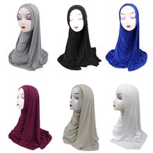 Women Modal Beaded Scarf Plain Hijab Muslim Pearls Scarve Shawls Head Wrap Stole Shawl Headscarf Arab Islamic Turban 170*70CM 2024 - buy cheap