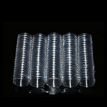 10PCS Clear Round Plastic Cases Coin Storage Holder Cover Case Organizer 30mm 2024 - buy cheap