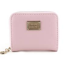 1PC New Fashion Candy Color Women Coin Purse PU Leather 2 Folds Small Wallet Girls Card Holder Zip Coin Bag Clutch Handbag 2024 - buy cheap