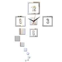 2019 top fashion casa decoração espelho acrílico relógios de parede design moderno de luxo real relógio de quartzo de cristal 3d relógios 2024 - compre barato