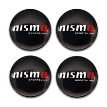 4PCS Car Aluminium NISMO Wheel Hub Center Cap Emblem Styling Wheel Sticker For Nissan Tianzhu Tiida Sylphy Geniss Livina Qashqai 2024 - buy cheap