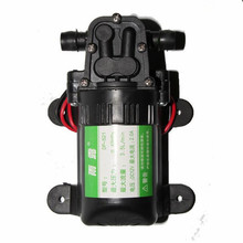 Bomba de agua eléctrica agrícola, PULVERIZADOR DE AGUA de diafragma de alta presión, 12 V, 70PSI, 3,5 l/min, color negro 2024 - compra barato