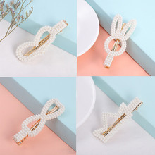 Coreano hairpin moda feminina simulado pérola acessórios de cabelo coroa amor coração coelho bowknot bonito tiara casamento headpiece 2019 2024 - compre barato