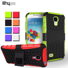 Whyes For Samsung S4 i9500 Case Dual Layer Armor Silicone And Hard Shell Hybrid Kickstand Case For Samsung Galaxy S4 ShockProof 2024 - buy cheap