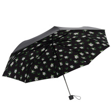 new flower women new folding parasol for windproof anti Uv sun umbrellas rain 2024 - buy cheap