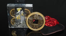 Local hanqian conjuntos de moedas chineses de luxo, conjunto de moedas chinês (versão dólar mogan)-moedas e mágica de dinheiro, truque de mágica 2024 - compre barato
