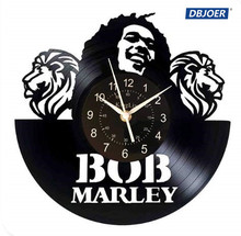 Bob Marley Vinyl Record Wall Clock Fan Art Handmade Decor Unique Decorative Vinyl Clock 12" (30 cm) 2024 - buy cheap