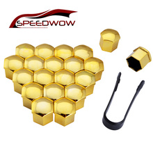 Speedwow tampas de parafusos de roda, 20 peças, 19mm, capa de cubo de pneu, à prova de poeira, cobertura de parafuso de cubo, protetor de parafuso de roda 2024 - compre barato