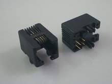 100 Modular Plug Network Connector TJ4-4P4C 2024 - buy cheap