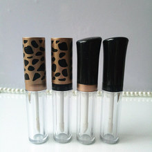 5ml Leopard Lip Gloss Bottle, Empty Graceful Liquid Lipstick Refillable Container, DIY Plastic Lip Gloss Tube F214 2024 - buy cheap