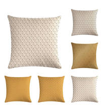 Nordic geometric flower Pillow Case Cushion pillow Decorative Throw pillow cover lattice diamond sequin cushion cover45x45 ZY416 2024 - buy cheap