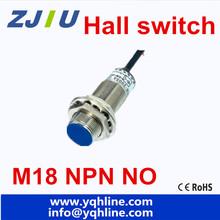 Interruptor de proximidad con Sensor Hall M18, NPN NO 3 cables, normalmente abiertos con imán 5 unids/lote, envío gratis 2024 - compra barato