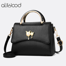 aliwood Casual Women's bag Small Shoulder Messenger Bags Leather Female Handbags Elegant Lady's Crossbody Bags Bolsas Feminina 2024 - buy cheap