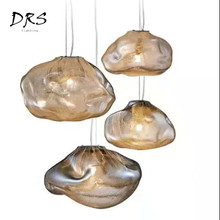 Nordic Denmark Glass Pendant Lights MARSDEN Dining Room Living Room Restaurant Irregular Fishing Net Hanging Lamps Fixtures 2024 - buy cheap