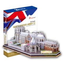 T0442 3D Puzzles Westminster Abbey Manual simulation DIY Building Paper Model kids Creative gift Children Educational toys 2024 - buy cheap