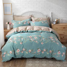 Luxury cotton bedding set 4pcs bedclothes bedlinen queen king size flower Quilt duvet cover sets bedsheets cotton bedcover 2024 - buy cheap
