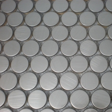 20mm silver color stainless steel metal mosaic tiles for kitchen backsplash bathroom shower bedroom living room tiles 2024 - buy cheap
