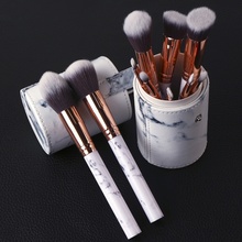 10Pcs Marble Makeup Brushes Soft Makeup Brush Set Foundation Powder Brush Beauty Marble Make Up Brush Bag 2024 - buy cheap