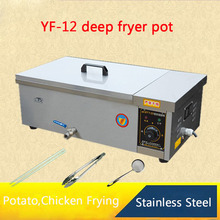 YF-12 Multi-function deep fryer pot,Commercial Household Fried furnace For Potato,Chicken,dough sticks Frying Machine 2024 - buy cheap