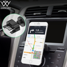 Магнитный автомобильный держатель для телефона XMXCZKJ с CD-слотом, поддержка для iPhone X, Xiaomi, GPS, мобильный телефон, аксессуары, магнитная подставка в автомобиле 2024 - купить недорого