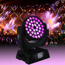 (Shipping from EU) 36x10W RGBW LED Zoom Moving Head Light Red Green Blue White LED Effect Disco Head Spot Lamp Christmas DJ 2024 - buy cheap
