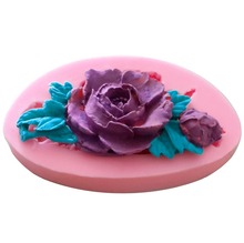 Molde de silicone em formato de rosa para cozinhar, ferramenta de decoração de bolo de casamento para assar da cozinha acessórios para fondant artesanato de açúcar doces caneca de padaria 2024 - compre barato