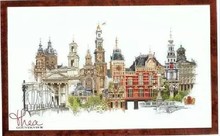 14/16/18/27/28 Gold Collection Counted Cross Stitch Kit Amsterdam Holland Netherlands Famous City Series tg 450 2024 - buy cheap