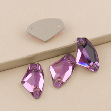 YANRUO Rose 3256 Galactic Sewing Chain Crystal Rhinestones Sew on Crystal Flat back Rhinestones Pink Stones 2024 - buy cheap