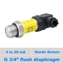 g 3/4 flush pressure sensor 4 20mA, -1 to 24bar, 15bar, 9bar, 5bar, 3bar, 1.5bar, 0.6bar, negative -0.1 to 0bar, -0.2 to 0.2bar 2024 - buy cheap