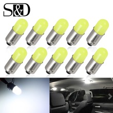 10Pcs BA9S LED T4W H6W Led Bulb Canbus Car Interior Light Auto Wedge Marker Dome Lamp Reading Door Light DC12V White 2024 - buy cheap