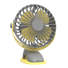 Mini ventilador usb portátil com 4 velocidades, rotação completa 360 graus, recarregável, carregamento usb, desktop c 2024 - compre barato