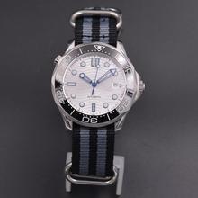 Relógio mecânico corghardware 41mm, relógio masculino luminoso com moldura rotativa, vidro de safira, data, pulseira de nylon, relógio automático para homens 2024 - compre barato