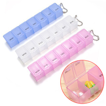 7 Days Pill Medicine Tablet Pillbox Dispenser Organizer Case Box Container for Medicines Weekly Tablet Pill 2024 - buy cheap