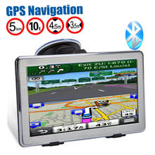 Car Navigator GPS 7 inch HD LCD screen navigation FM Bluetooth Navitel satellite voice navigation truck Navigator car accessorie 2024 - buy cheap