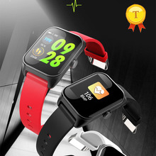 Nova Pressão Arterial Heart Rate Monitor Sports Pulseira SmartBand Rastreador de Fitness do Bluetooth Pulseira de relógio hour para ios android 2024 - compre barato