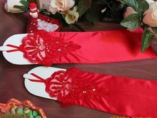 8-12 year old Kid child flower girl long gloves student lace glove costume gloves dacning glove 8-12 years old wholesale 2024 - buy cheap