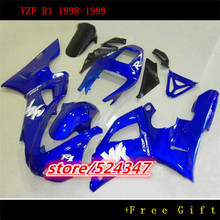Fei-motorcycle race fairings parts for 1998 1999  YZF R1 98 99 YZFR1 YZF1000 blue black  body fairing kits 2024 - buy cheap
