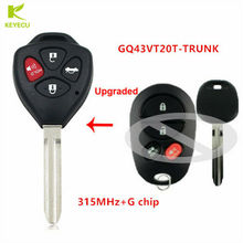 KEYECU Replacement Upgraded Remote Key 315MHz With G Chip for Toyota Highlander Sequoia Sienna Tacoma Tundra  GQ43VT20T - Trunk 2024 - buy cheap