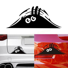 Car Styling Waterproof Self-adhesive Removable Car Sticker Scratch Cover Decal Auto Decoration Funny Peeking Monster 3D Big Eyes 2024 - buy cheap