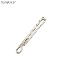 QingGear HangClip Titanium Clip de Bolso de Suspensão Leve Clipe Ferramenta Chave Chave Titular Ferramenta EDC Ao Ar Livre 2024 - compre barato