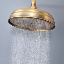 Bathroom Accessory 8 Inch Antique Brass Water Saving Round Shape Top Rain Shower Head Bathroom Fitting ash242 2024 - buy cheap