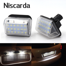 Niscarda-luz de LED para placa de matrícula para coche Mazda, lámpara superbrillante de 6000K, sin Error, color blanco, 6 CX-5, CX-7, 2 uds. 2024 - compra barato