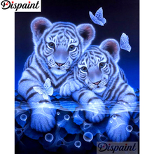 Dispaint Full Square/Round Drill 5D DIY Diamond Painting "Animal tiger scenery"3D Embroidery Cross Stitch Home Decor Gift A11391 2024 - buy cheap